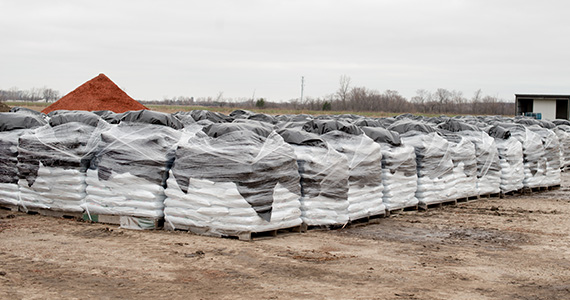 Bagged Product ready to be delivered